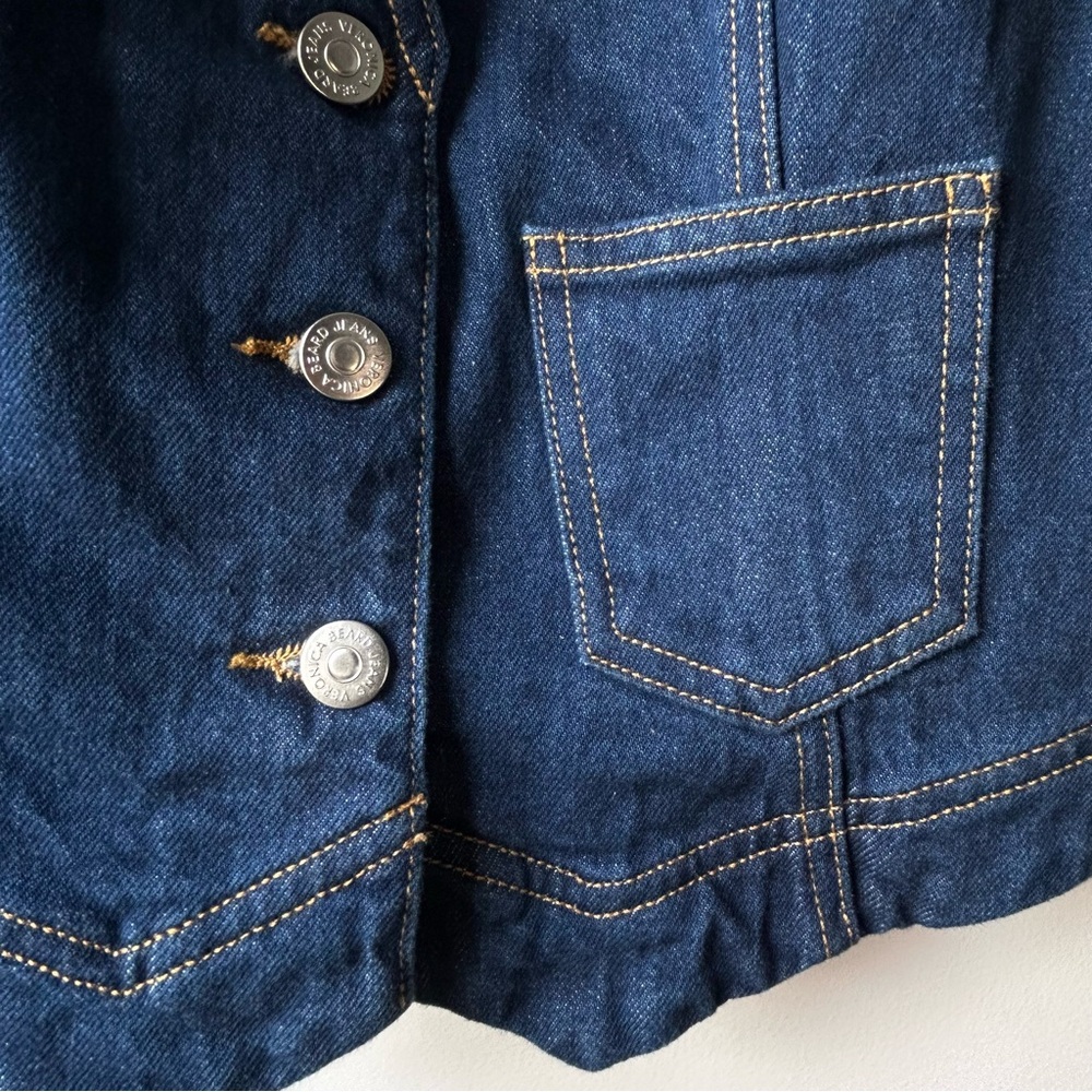 New Veronica Beard Valeria Denim Vest - Picture 4 of 11